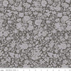 1yd 21" End of Bolt - SALE Liberty Wide-Width Emily Blossom Charcoal A WIDEBACK 0166W7415A - Riley Blake - 108" - Quilting Cotton Fabric