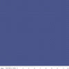 Image of the American Jane Pindots Marine quilting cotton fabric by American Jane for Riley Blake Designs. Features tiny dots on a blue background. Cute Little Fabric Shop