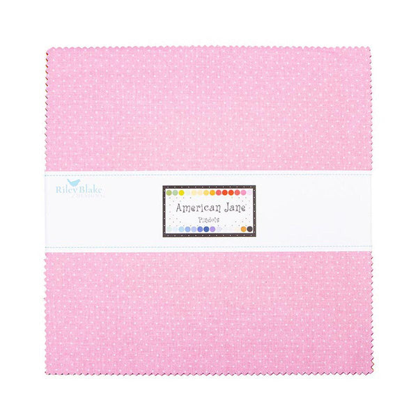 SALE American Jane Pindots 10" Stacker Bundle - Riley Blake Designs - 42 piece Precut Pre cut - Tiny Dots - Quilting Cotton Fabric
