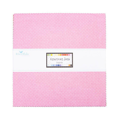 SALE American Jane Pindots 10" Stacker Bundle - Riley Blake Designs - 42 piece Precut Pre cut - Tiny Dots - Quilting Cotton Fabric