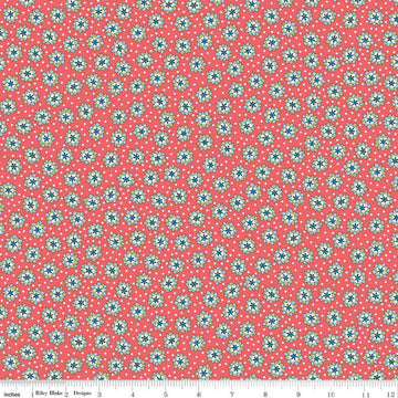 Postcard from Paradise 01667439C Lotus Spot A - Riley Blake Designs - Floral Flowers - Liberty Fabrics - Quilting Cotton Fabric