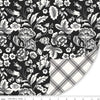 SALE Double Lush Velvet Midnight Meadow LV16574 - Riley Blake Designs - Double Sided Plush - No Fray Edge