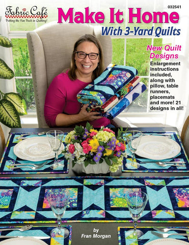 Make It Home With 3-Yard Quilts Quilt PATTERN Book P018 by Fabric Café - Riley Blake - INSTRUCTIONS Only - Multiple Sizes