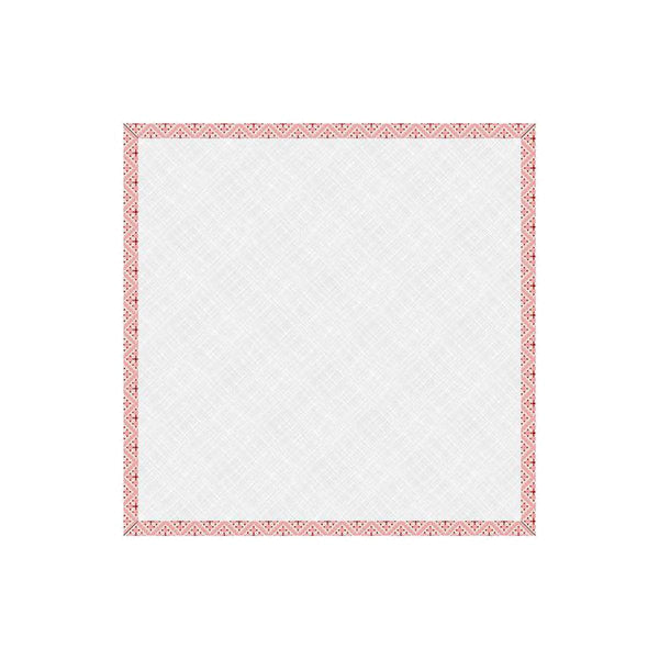 Lori Holt 14" Design Board Gentler Times DB-42305 Coral - Riley Blake Designs - Quilt Block Placement 14 Inches Square