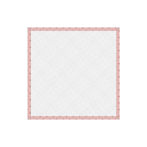 Lori Holt 14" Design Board Gentler Times DB-42305 Coral - Riley Blake Designs - Quilt Block Placement 14 Inches Square