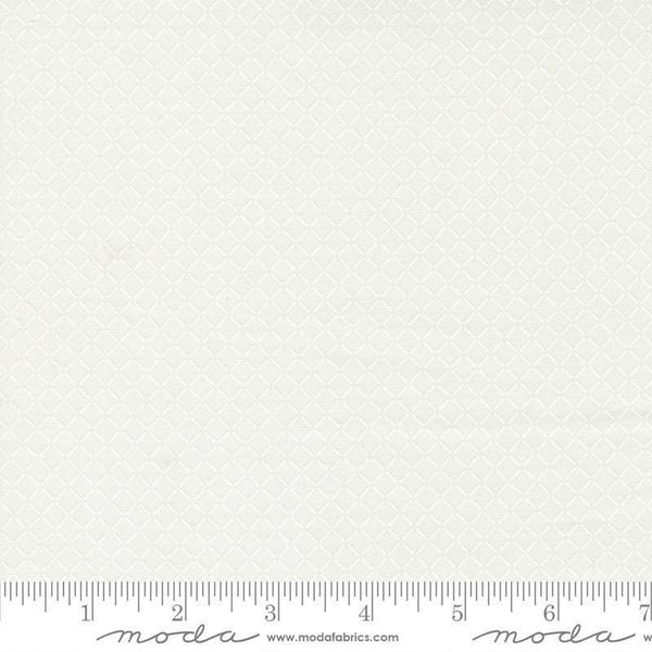 Image of the Nantucket Summer Sail Cream quilting cotton fabric by Camille Roskelley for Moda Fabrics. Features squares on an off-white background. Cute Little Fabric Shop