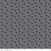 Image of Blackout Ohio Star Gray by The RBD Designers for Riley Blake Designs. Features stars on a gray background. Cute Little Fabric Shop