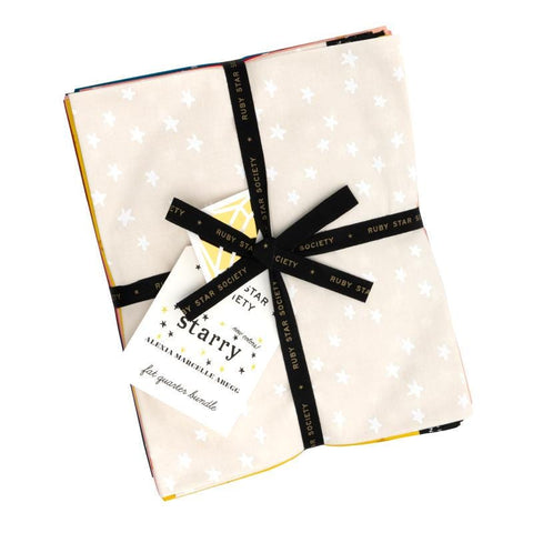 Starry New Fat Quarter Bundle 20 pieces - Moda Fabrics - Pre cut Precut - Stars Celestial - Quilting Cotton Fabric