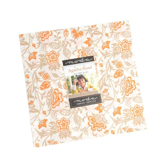 SALE Agatha Road Layer Cake 10" Stacker Bundle - Moda Fabrics - 42-Piece Precut  - Fall Autumn Floral Quilting Cotton Fabric