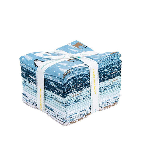 SALE Winter Magic Fat Quarter Bundle 21 pieces - Riley Blake Designs - Pre cut Precut - Holiday Season - Quilting Cotton Fabric