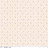 Image of the Gentler Times Ditty Latte quilting cotton fabric by Riley Blake Designs. Features dots on a cream background. Cute Little Fabric Shop