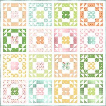 SALE Dancing Buttercups Quilt PATTERN P155 - Gracey Larson - Riley Blake Designs - INSTRUCTIONS Only - Piecing Fat Quarter Friendly