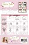 Santa Baby Quilt PATTERN P233 - Aria & Ava Quilts - Riley Blake Design - INSTRUCTIONS Only - Piecing Multiple Sizes