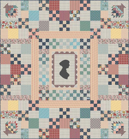 Emma Quilt Boxed Kit KT-16530 - Riley Blake - Box Pattern Fabric - Jane Austen - Quilting Cotton - Licensed Product