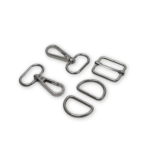Style 3 Basic Hardware Kit 1" Gunmetal PATTERN P210 by Sallie Tomato - Riley Blake Designs - INSTRUCTIONS Only
