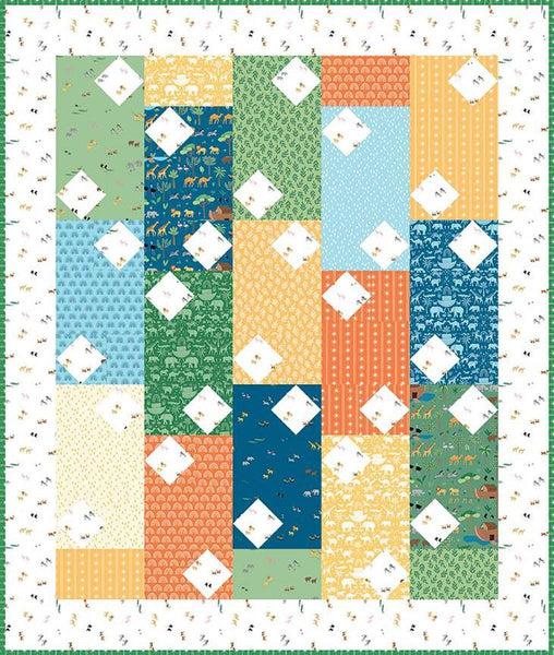 SALE Dewdrops Quilt PATTERN P051 by It's Sew Emma - Riley Blake Designs - Instructions Only - Multiple Sizes - Fat Quarter Friendly