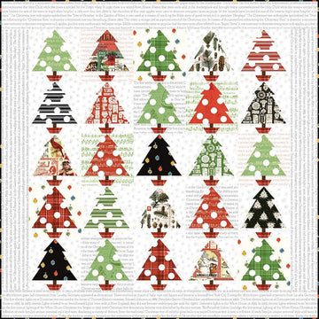 Tannenbaum Boxed Quilt Kit KT-16280 - Classic Christmas - J. Wecker Frisch - Riley Blake Designs - Quilting Cotton - Pattern Fabric Kit