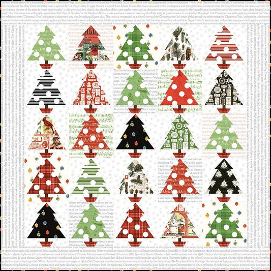 DEAL Tannenbaum Boxed Quilt Kit KT-16280 - Classic Christmas - J. Wecker Frisch - Riley Blake Designs - Quilting Cotton - Pattern Fabric Kit