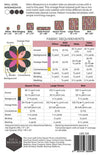 SALE Retro Blossoms Quilt PATTERN P249 - Lo & Behold Stitchery - Riley Blake Designs - INSTRUCTIONS Only - Multiple Sizes - Piecing