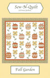 SALE Fall Garden Quilt PATTERN P188 - Sew-N-Quilt - Riley Blake Designs - INSTRUCTIONS Only - Pieced Sunflowers Pumpkins