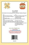 SALE Fall Garden Quilt PATTERN P188 - Sew-N-Quilt - Riley Blake Designs - INSTRUCTIONS Only - Pieced Sunflowers Pumpkins