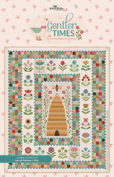 SALE Gentler Times Charm Pack 5" Stacker Bundle - Riley Blake Designs - 42 piece Precut Pre cut - Lori Holt - Quilting Cotton Fabric