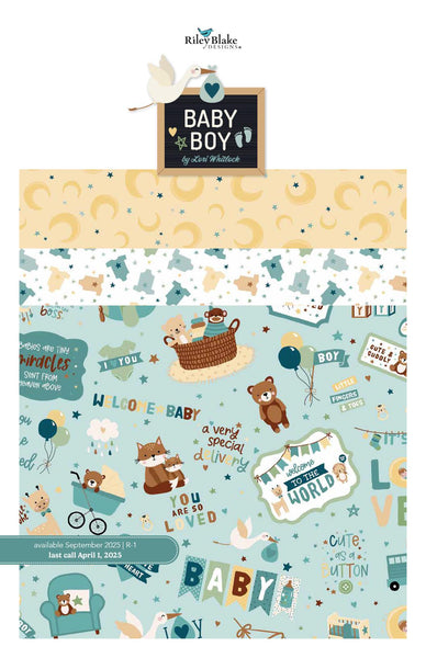 SALE Baby Boy 2.5 Inch Rolie Polie Jelly Roll 40 pieces - Riley Blake - Precut - Nature Toys Animals - Quilting Cotton Fabric