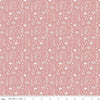 Image of the Evening on the Prairie Silhouette Floral Pink quilting cotton fabric by Modern Prairie for Riley Blake Designs. Features plants on a pink background. Cute Little Fabric Shop