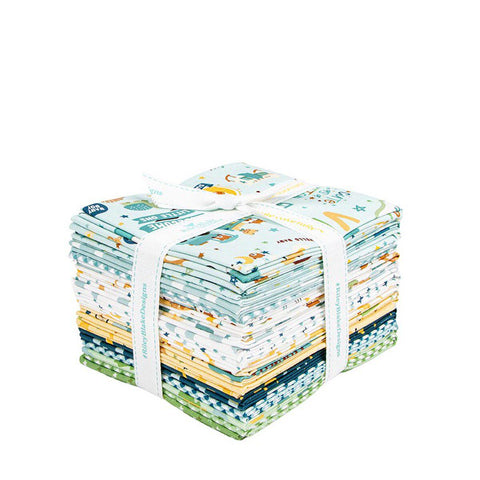 SALE Baby Boy Fat Quarter Bundle 21 pieces - Riley Blake Designs - Pre cut Precut - Nature Toys - Quilting Cotton Fabric