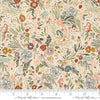 Images of Foraged Found Field Eggshell quilting cotton fabric by Fancy That Design House for Moda Fabrics. Features leaves on a cream background. Cute Little Fabric Shop