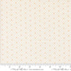 Image of the Agatha Road Diamonds Ivory Orange quilting cotton fabric by Moda Fabrics. Features diamonds on an orange background. Cute Little Fabric Shop