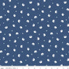 Image of the Twinkle Little Star Flock Nighttime quilting cotton fabric by Riley Blake Designs. Features sheep on a blue background. Cute Little Fabric Shop