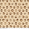 Image of John Wayne American West Circles Cream quilting cotton fabric by Riley Blake Official Product for Riley Blake Designs. Features cowboys on a cream background. Cute Little Fabric Shop