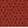 Image of John Wayne American West Circles Red quilting cotton fabric by Riley Blake Official Product for Riley Blake Designs. Features cowboys on a red background. Cute Little Fabric Shop
