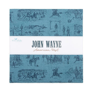 John Wayne American West 10" Stacker Bundle - Riley Blake Designs - 42-Piece Precut - Quilting Cotton Fabric - Licensed Product