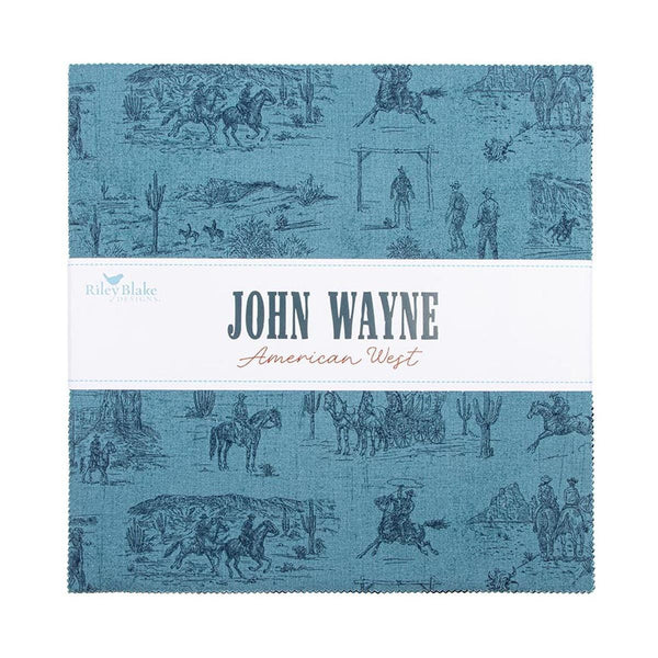 John Wayne American West 10" Stacker Bundle - Riley Blake Designs - 42 piece Precut - Quilting Cotton Fabric - Licensed Product