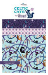 Celtic Cats 10" Stacker 42-Piece Precut Bundle Animal Fabric - Riley Blake Quilting Cotton Fabric
