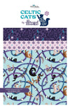 Celtic Cats 2.5 Inch Rolie Polie Jelly Roll 40-Piece - Riley Blake - Precut - Feline Nature - Quilting Cotton Fabric