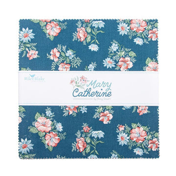 Mary Catherine 10" Stacker Bundle - Riley Blake Designs - 42-Piece Precut - Floral Flowers - Quilting Cotton Fabric