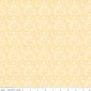 Image of Baby Girl Shooting Stars Yellow quilting cotton fabric by Lori Whitlock for Riley Blake Designs. Features stars on a yellow background. Cute Little Fabric Shop