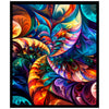Bedazzled Fractal Panel 31120 Multi X - QT Fabrics - Abstract Swirl Geometric Bright - Quilting Cotton Fabric