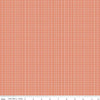 Image of Juju's Petals Stripes Orange quilting cotton fabric by Judi Madsen for Riley Blake Designs. Features stripes on an orange background. Cute Little Fabric Shop