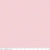 Image of Juju's Petals Dots Pink quilting cotton fabric by Judi Madsen for Riley Blake Designs. Features dots on a pink background. Cute Little Fabric Shop