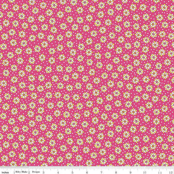 Postcard from Paradise 01667439C Lotus Spot C - Riley Blake Designs - Floral Flowers - Liberty Fabrics - Quilting Cotton Fabric