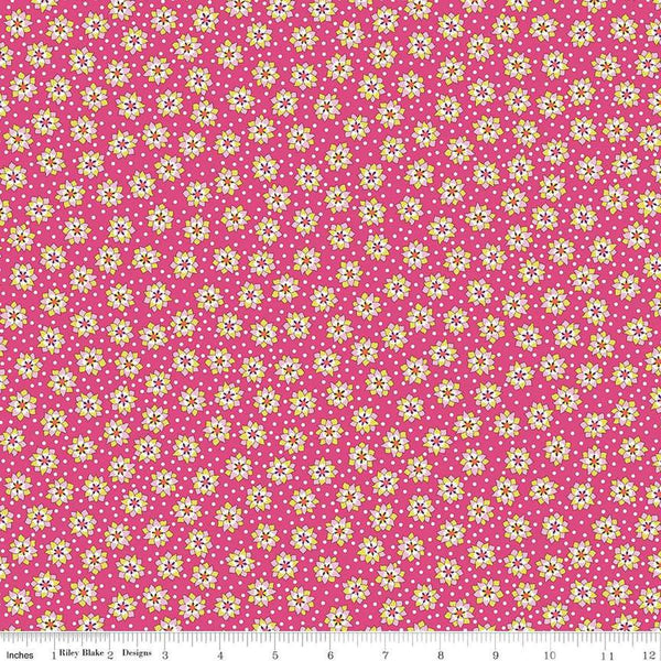 Postcard from Paradise 01667439C Lotus Spot C - Riley Blake Designs - Floral Flowers - Liberty Fabrics - Quilting Cotton Fabric