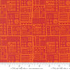 Image of the 321 Blast Off Dashboard Mars quilting cotton fabric by Moda Fabrics. Features vintage radios on a red background. Cute Little Fabric Shop