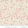 Image of the 321 Blast Off Stars Spacesuit quilting cotton fabric by Moda Fabrics. Features vintage stars on a white background. Cute Little Fabric Shop