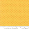 Image of Delightfully Yours Dots Buttercup quilting cotton fabric by Sherri & Chelsi for Moda Fabrics. Features dots on a yellow background. Cute Little Fabric Shop