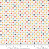 Image of Delightfully Yours Blooms Cloud quilting cotton fabric by Sherri & Chelsi for Moda Fabrics. Features flowers on an off-white background. Cute Little Fabric Shop