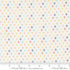 Image of Delightfully Yours Dots Cloud quilting cotton fabric by Sherri & Chelsi for Moda Fabrics. Features dots on an off-white background. Cute Little Fabric Shop